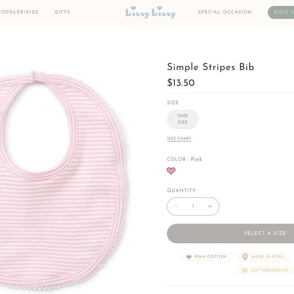 Kissy Kissy Converter Gown Grey and pink stars Size Newborn - Picture 4 of 4